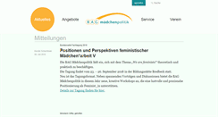 Desktop Screenshot of maedchenpolitik.de